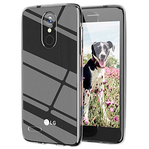 KEEPCA for LG Tribute Dynasty Case,LG Aristo 3 Case,Rebel 4 LTE Phone Case,Slim Thin Soft Flexible TPU Shockproof Lightweight Anti-Scratch Protective Cases Cover for LG Aristo 2,Crystal Clear