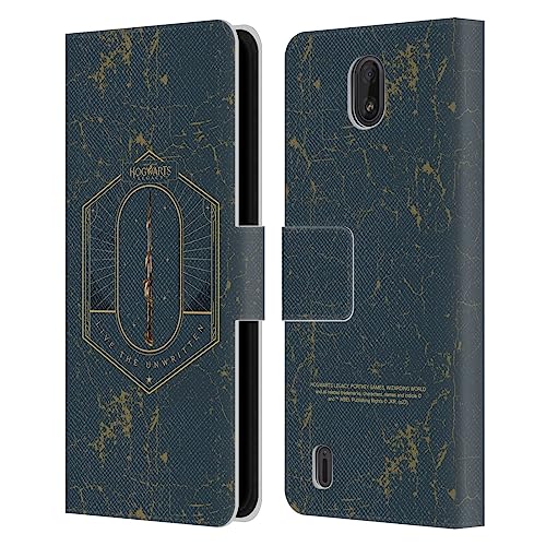 Head Case Designs Officially Licensed Hogwarts Legacy Live The Unwritten Graphics Leather Book Wallet Case Cover Compatible with Nokia C01 Plus/C1 2nd Edition
