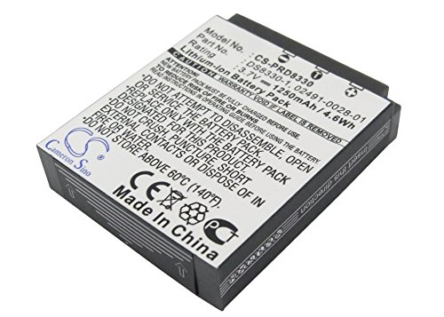 1250mAh Replacement for VIVITAR DP8300, DP8330, Vivicam 7410 Battery, P/N 02491-0028-00, 02491-0028-01, 02491-0028-05
