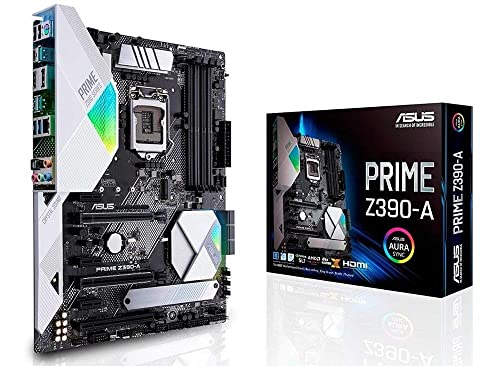 ASUS Prime Z390-A Motherboard LGA1151 (Intel 8th And 9th Gen) ATX DDR4 DP HDMI M.2 USB 3.1 Gen2 Gigabit LAN