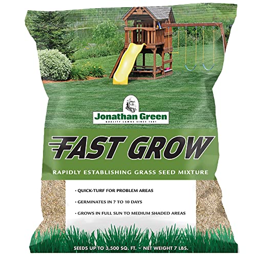 Jonathan Green (10840) Fast Grow Grass Seed - Cool Season Lawn Seed (7 lb)