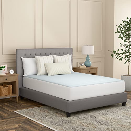 Sealy Mattress Topper, Waterproof Mattress Pad, Cool Touch Cooling Mattress Pad, King White