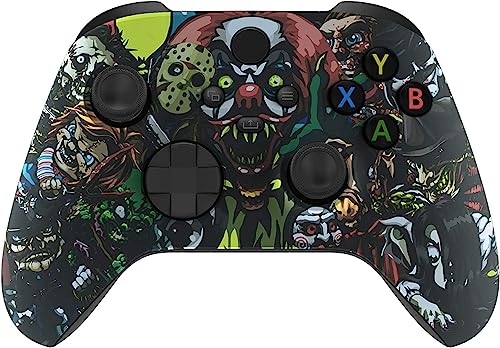 Xbox Modded Custom Rapid Fire Controller - Scary Party-Soft Touch with White LED X