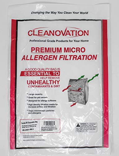 Eureka RR Vacuum Cleaner Bags, 9-Pack, Replacement Bag for Omega Upright, Ultra, Boss Smart, 4870, 4874, 4875, 61115, Premium Micro Allergen Filtration