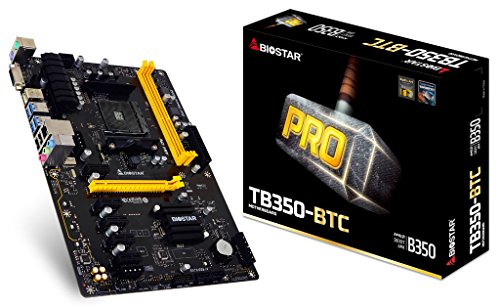 Biostar 214803 Mb Tb350-btc Amd A-series Am4 B350 Up To 32gb Ddr4 Dvid Pcie Sata Atx