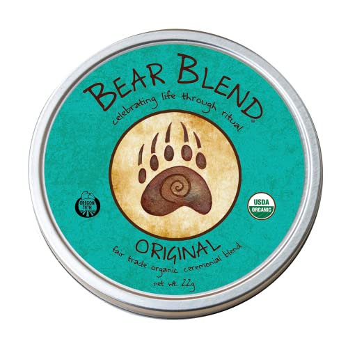 Bear Blend Organics Original Herbal Ceremonial Blend 22g - Herbal Smoking Blend - Smokable Herbs - Herbal Cigarettes - Herbal Smoke