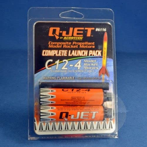 Quest Aerospace Rockets 6116 C12-4 2-Pack Model Rocket Motors