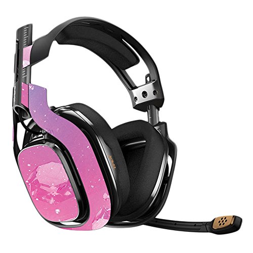 MightySkins Skin Compatible with Astro A40 3rd Generation Gaming Headset - Pink Diamond Protective, Durable, and Unique Vinyl Decal wrap Cover Easy to Apply, Remove, and Change Styles Made in The USA
