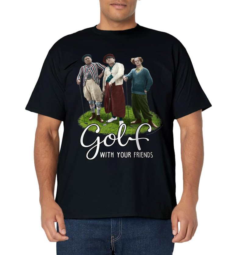 TTS- The Three Stooges Golf With Your Friends T-Shirt