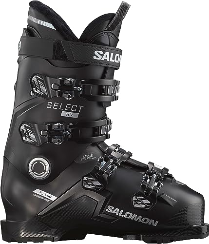 Salomon Select HV 80 GW Ski Boot - Mens, Black/Beluga/Silver Metallic, 29.5