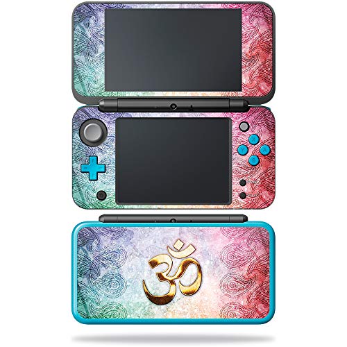 MightySkins Skin Compatible with Nintendo New 2DS XL - Rainbow Ohm | Protective, Durable, and Unique Vinyl Decal wrap Cover | Easy to Apply, Remove, and Change Styles | Made in The USA