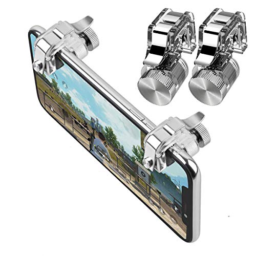 PUBG Mobile Game Controller for Fornite/Knives Out/Rules of Survival/Call of Duty, Phone Mobile Game Trigger Press Shooting Button Handle L1 R1 for Android iPhone iOS
