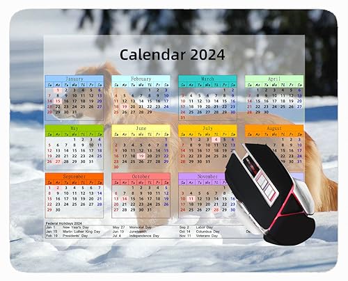 YENDOSTEEN Calendar 2024,Palm Beach Mouse Pad Mat Type 476