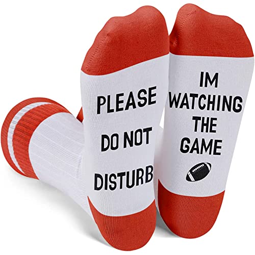 Zmart Funny Socks Silly Socks Football Socks Men Rugby Socks, Fantasy Football Gifts Football Gifts For Men Football Coach Gifts Rugby Gifts Football Fan Gifts