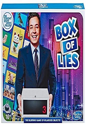 The Tonight Show Starring Jimmy Fallon Box of Lies Party Game for Teens and Adults