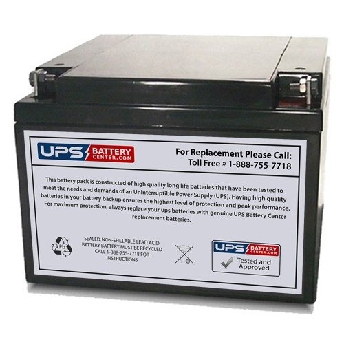 FirstPower FP12240HR 12V 26Ah Sealed Lead Acid - AGM - VRLA Replacement Battery