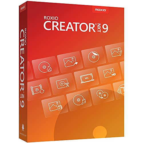 Roxio Creator NXT 9 | Multimedia Suite and CD/DVD Disc Burning Software [PC Disc]