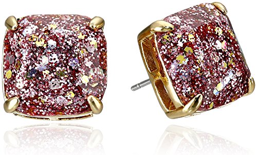 kate spade new york Small Square Rose Gold-Tone Stud Earrings