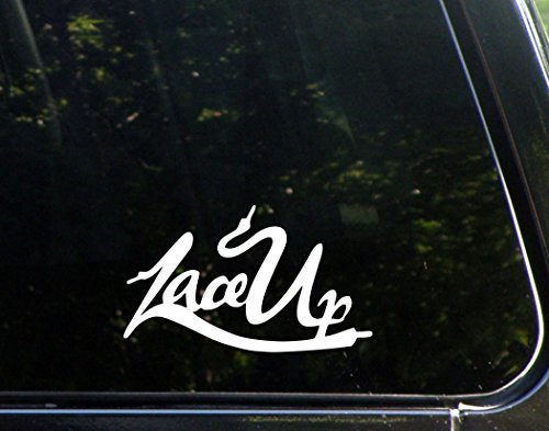 Lace Up - MGK Die Cut Decal Bumper Sticker For Windows, Cars, Trucks, Etc.
