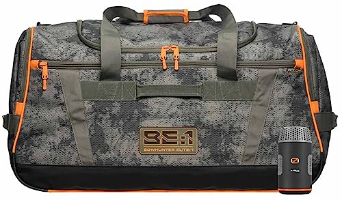 ScentLok BE:1 8K & OZ Radial Nano Combo - Odor and Scent Removing Ozone Generator and Duffle Bag for Hunting Clothing and Gear, Sports Equipment (Grey Fractal)