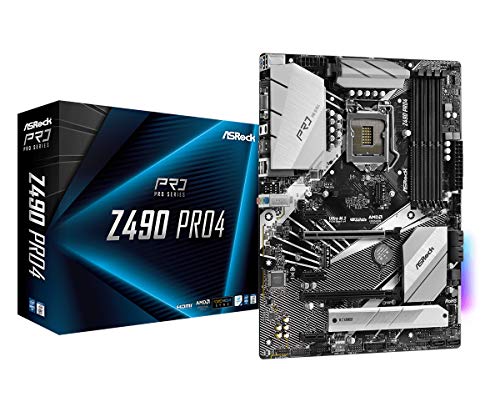 ASRock Z490 PRO4 Supports 10 th Gen Intel Core Processors (Socket 1200) Motherboard