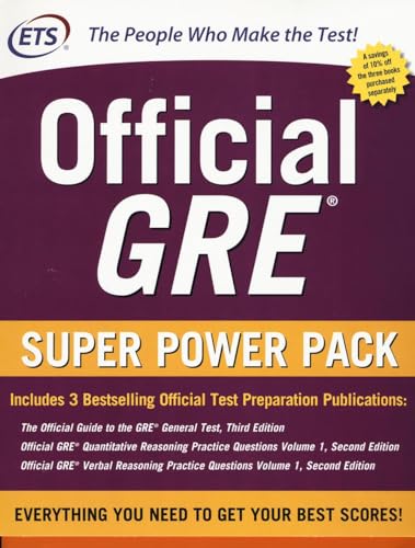 Official GRE Super Power Pack: No. 2 (Test Prep)