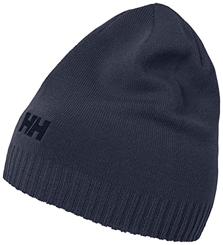Helly Hansen Unisex Brand Beanie, Navy/One Size