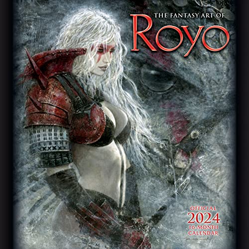 The Fantasy Art of Royo 2024 Wall Calendar, 16-Month Fantasy Calendar, 12' x 12'