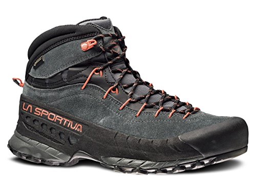 La Sportiva Mens TX4 Mid GTX, Carbon/Flame, 10.5-11