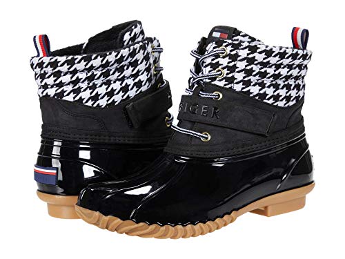 Tommy Hilfiger Women's Huski Rain Boot, Black, 8