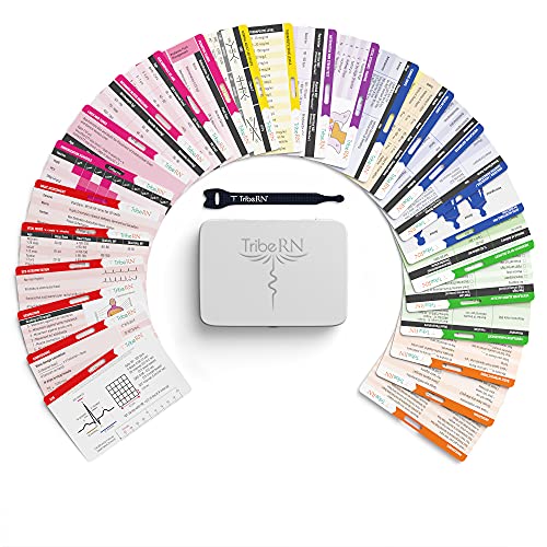 BadgeGuru by Tribe RN - 66 Cheat Sheets on 33 Nurse Badge Cards - Designed by Nurses, for Nurses - Essential for Nurses and Nursing Students - Bonus Access to Our Digital Resource Library