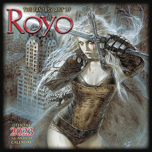 The Fantasy Art of Royo 2023 Wall Calendar, 16-Month Fantasy Calendar, 12' x 12'