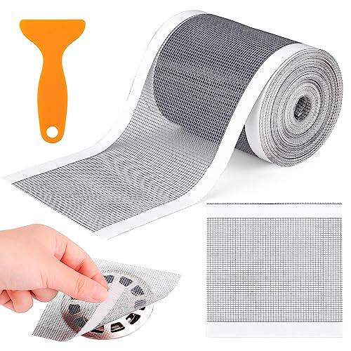 wudianbanCC Cutable Shower Drain Hair Catcher,Disposable Shower Drain Sticker,Drain Hair Catcher, Easy to Stick,Suitable for Bathroom, Bathtub,Kitchen L 393.7''*W3.93 ''