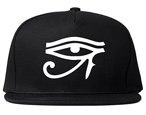 Kings Of NY Eye of Horus Egyptian Snapback Hat Cap Black