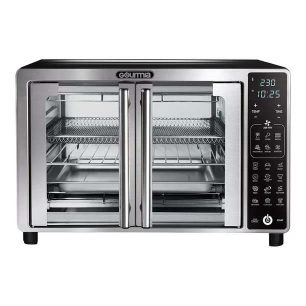 Gourmia - Digital Oven with Air Fryer 24 liters Stainless Steel