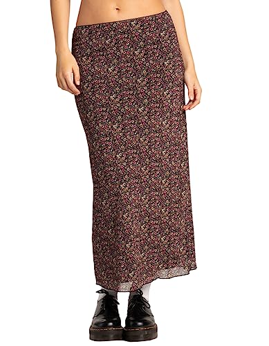 Rsq Low Rise Mesh Maxi Skirt Black