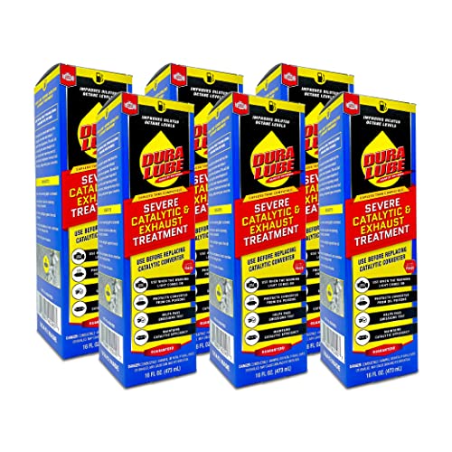Dura Lube Severe Catalytic and Exhaust Treatment Cleaner Fuel Additive, 16 fl. Oz, 6-Pack Case (PN: HL-402409-06)