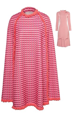 MOYGOR Dolores Umbridge Costume Womens Cosplay Cape Dolores Umbridge Dress for Girls Cosplay Cloak Adults Uniform Halloween (XXXL, Style1)