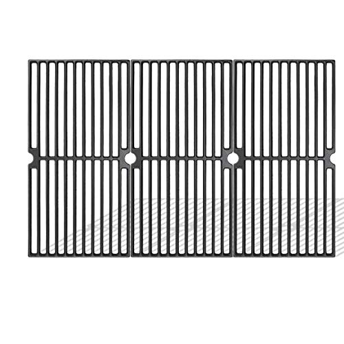 Uniflasy 17.75 inch Grill Grate for Brinkmann 810-2410-S 810-2511-S 810-8411-5 810-7490-F Charmglow 810-8410-F 810-8411-C Gas Grills 17 3/4' x 26 13/16' Cast Iron Cooking Grid Grill Replacement Parts