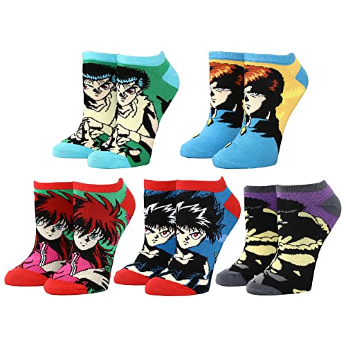 Bioworld YuYu Hakusho Main Characters Ankle Socks set 5-Pack