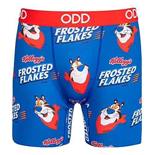 Odd Sox, Frosted Flakes, Men's Boxer Briefs, Funny Novelty Underwear, Medium
