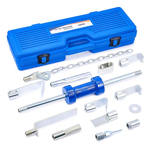 Orion Motor Tech Heavy Duty Slide Hammer Dent Puller Set, Auto Body Slide Hammer Dent Removal Kit with Heavy Duty Car Dent Puller and 9 Attachments, 14pc Car Dent Remover Tools for Cars Trucks More