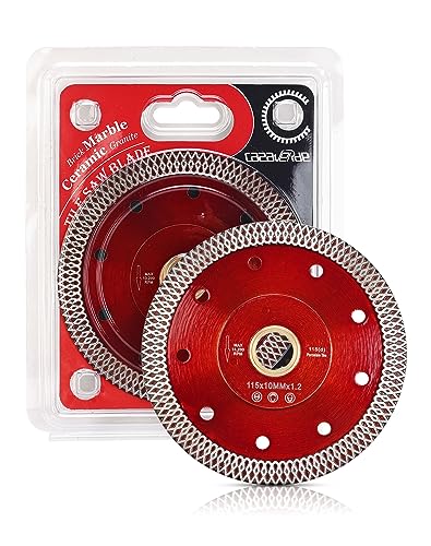 2Pcs/Lot 4.5“ Super Thin Diamond Porcelain Saw Blade Ceramic Cutting Disc for Cutting Ceramic or Porcelain Tiles (4.5'-2pcs)