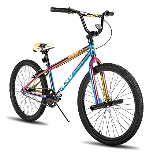 Hiland 24 26 inch Kids Bicycle for Age 8 +,Kid's BMX Bike from Beginner-Level to Advanced Riders with 2 Pegs,Youth BMX Bicycles, Multiple Colors