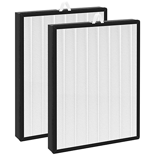 2 Pack EverestAir-RF Replacement Filter, 3-in-1 H13 Grade True HEPA Filter Compatible with LEVOIT EverestAir Air Purifier, Compare Part # EverestAir-RF