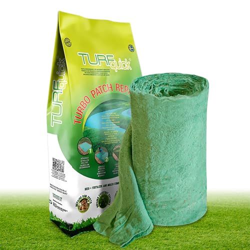 PetraMax Biodegradable Grass Seed Mat - Tall Fescue & Rye Grass Seeds for Lawns, Grass Patch Repair & New Lawn System with 90% More Seeds, Grass Seed Roll Helps Erosion Control (54 Sq Ft Roll)