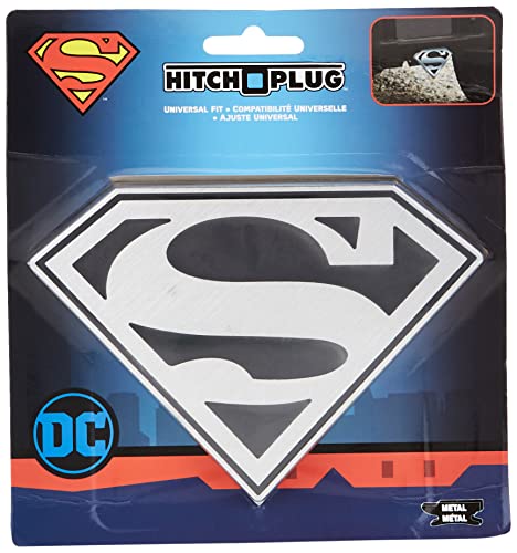 Plasticolor 2225 Billet Aluminum Superman Logo Truck SUV Hitch Cover - 2' and 1.25'