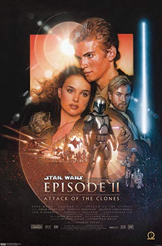 Trends International 24X36 Star Wars: Attack Of The Clones - One Sheet Wall Poster, 24' x 36', Unframed Version