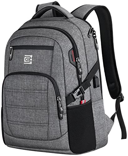 Bagsure Travel Laptop Backpack, Business Water Resistant Laptop Backpack with USB Charging Port, College Bag for Men & Women