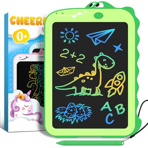 LCD Writing Tablet Kids Toys - CHEERFUN 8.5' Toddler Toys Learning Drawing Board Dinosaur Toys for 3 4 5 6 7 Year Old Boys Girls Birthday Gifts Idea Light Doodle Pad Stocking Stuffers